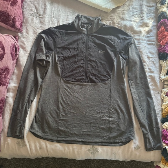 Arc’teryx Jacket Top Lightweight Women’s Taema Half Zip Neck Mid Layer - Picture 1 of 4